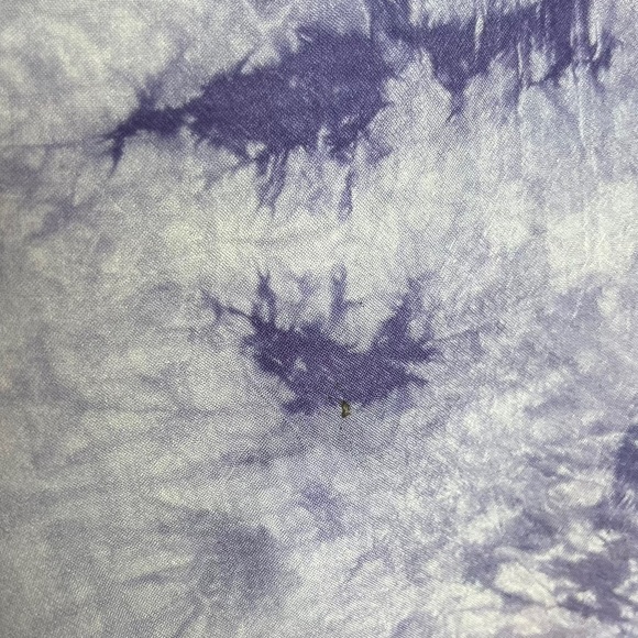 Altar’d State Boho Purple Tie Dye Off Shoulder Ruffle Smocked Romper Size Large - Picture 4 of 7